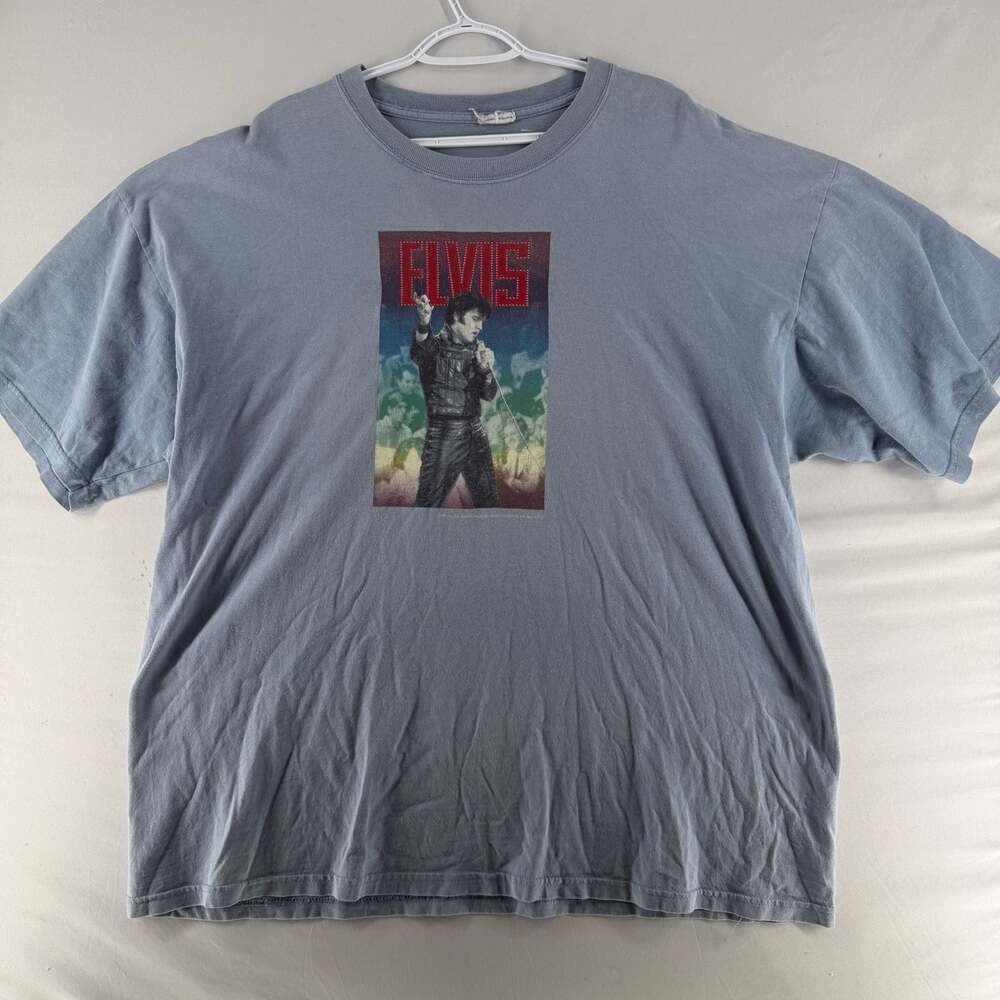 0979 2XL 2003 Elvis Presley '68 Special 35 Years Anniversary Graphic T-Shirt